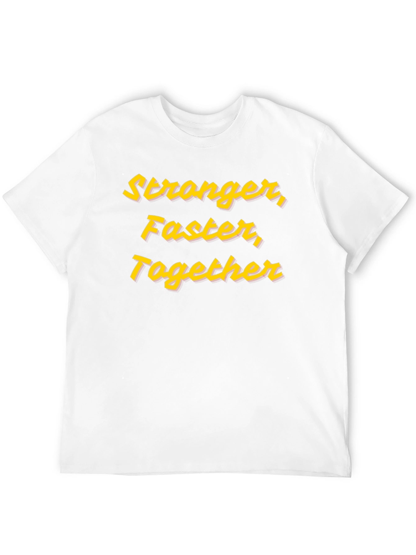 Stronger Faster Together Graphic Tee - Black