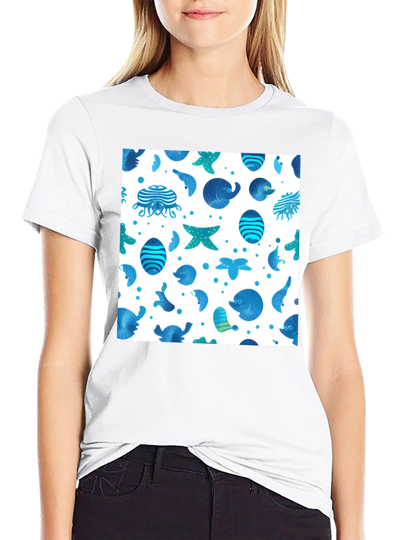 Ocean Life Graphic T-Shirt