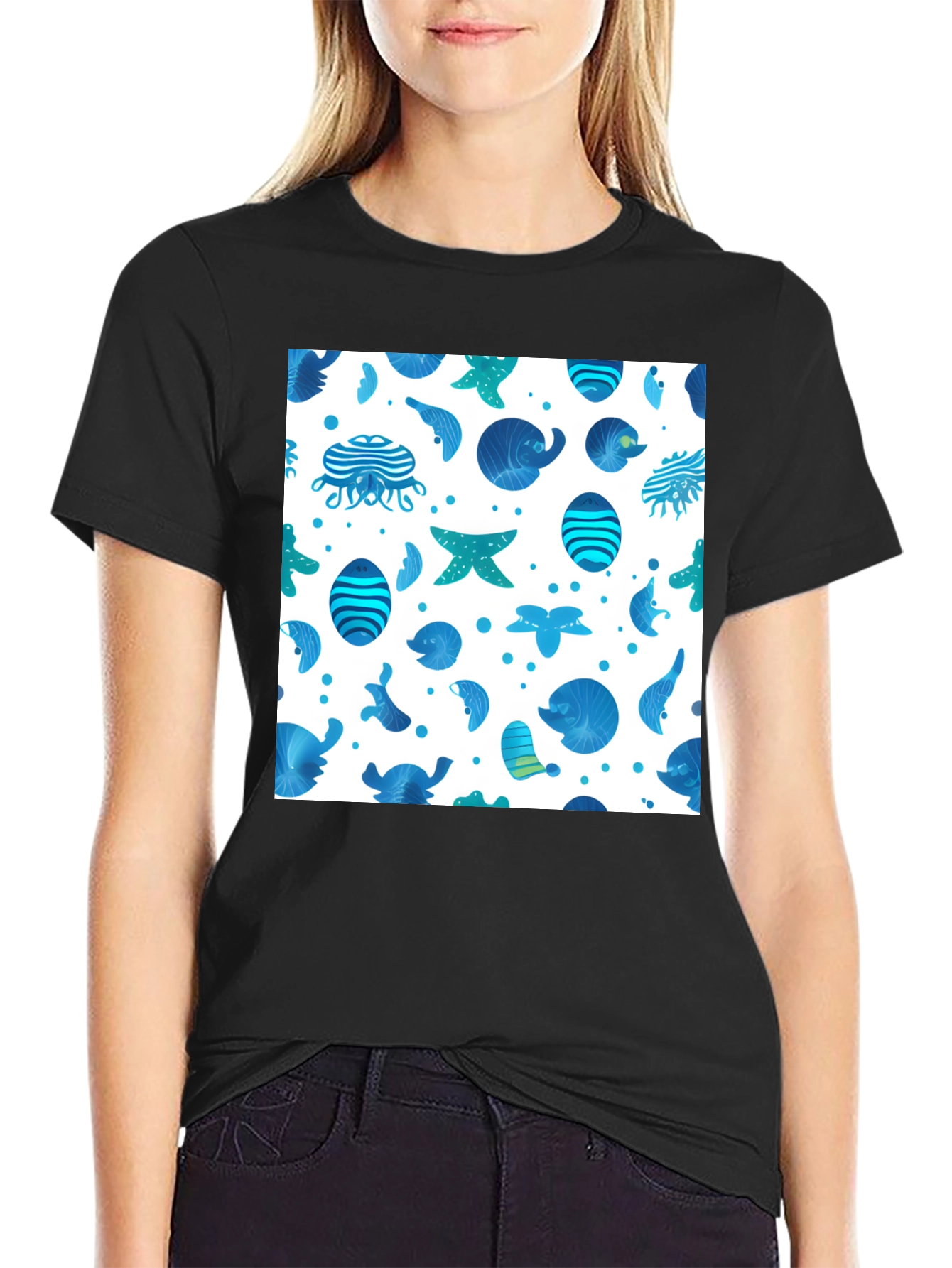 Ocean Life Graphic T-Shirt