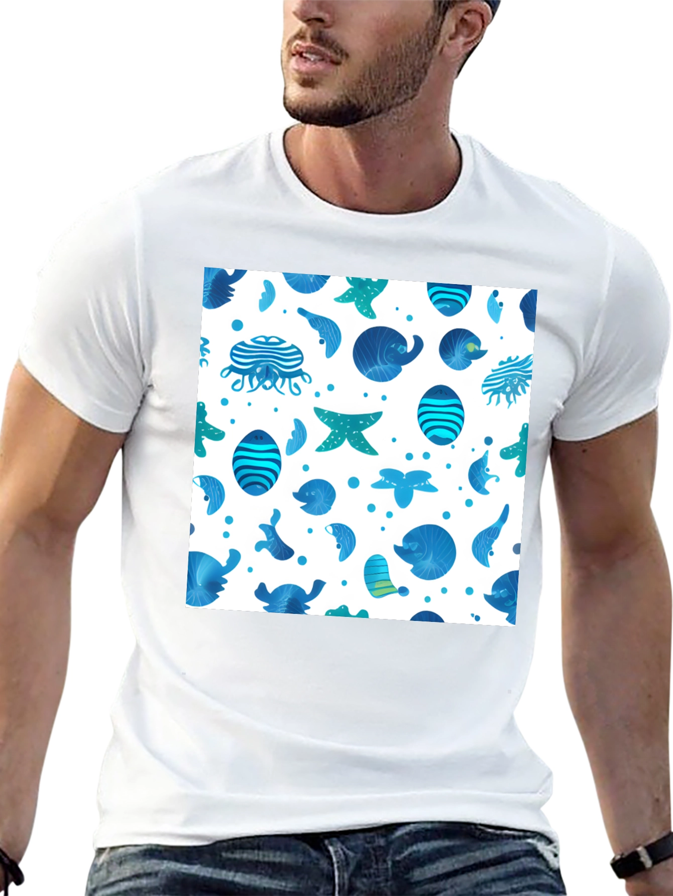 Ocean Life Graphic T-Shirt