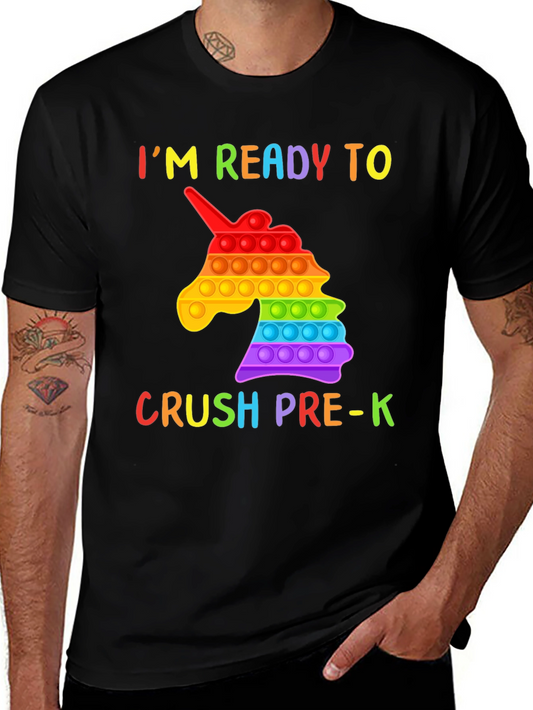 Im Ready To Crush Pre-K Unicorn Pop It T-Shirt