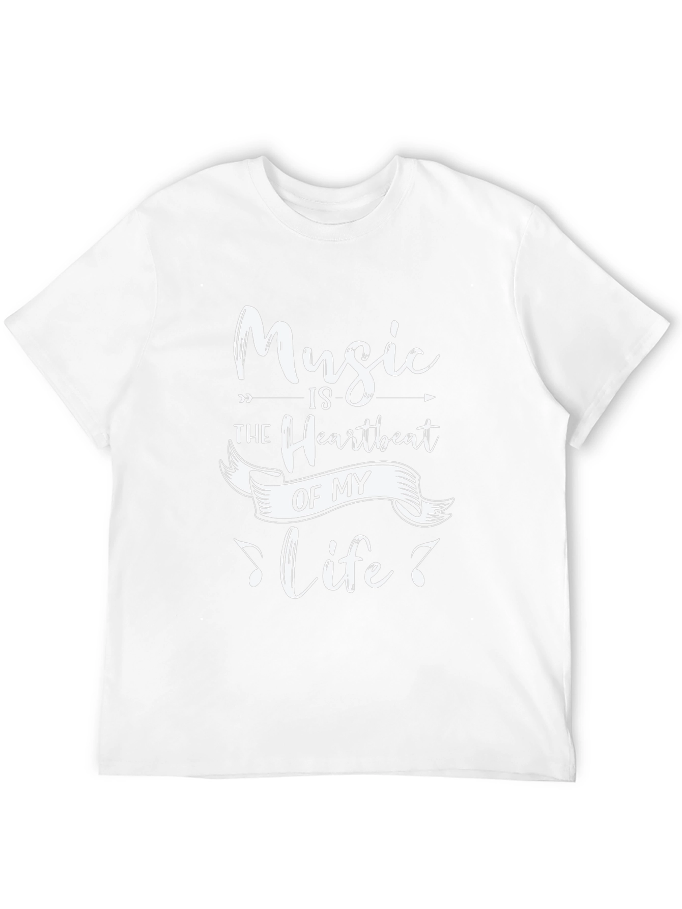 Music is the Heartbeat of My Life T-Shirt