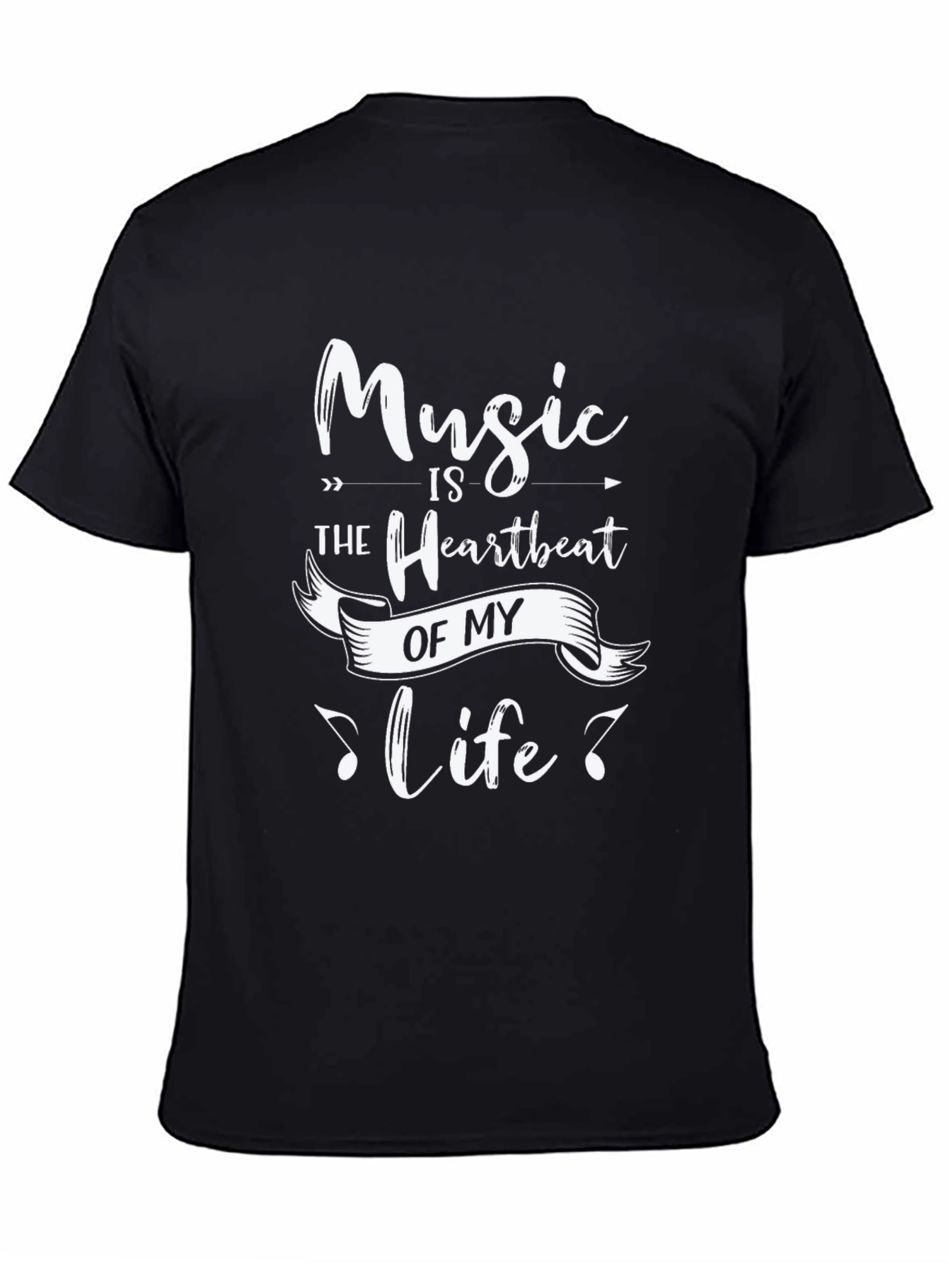 Music is the Heartbeat of My Life T-Shirt