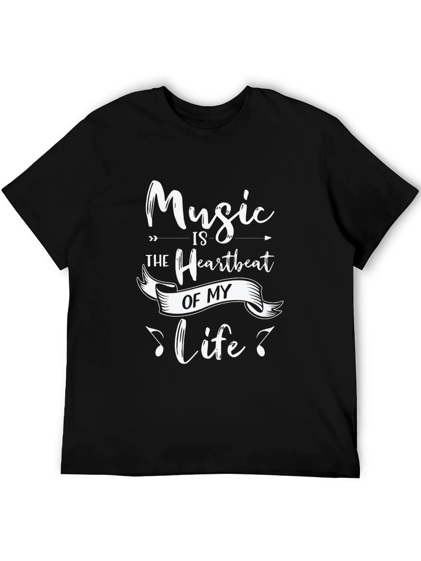 Music is the Heartbeat of My Life T-Shirt