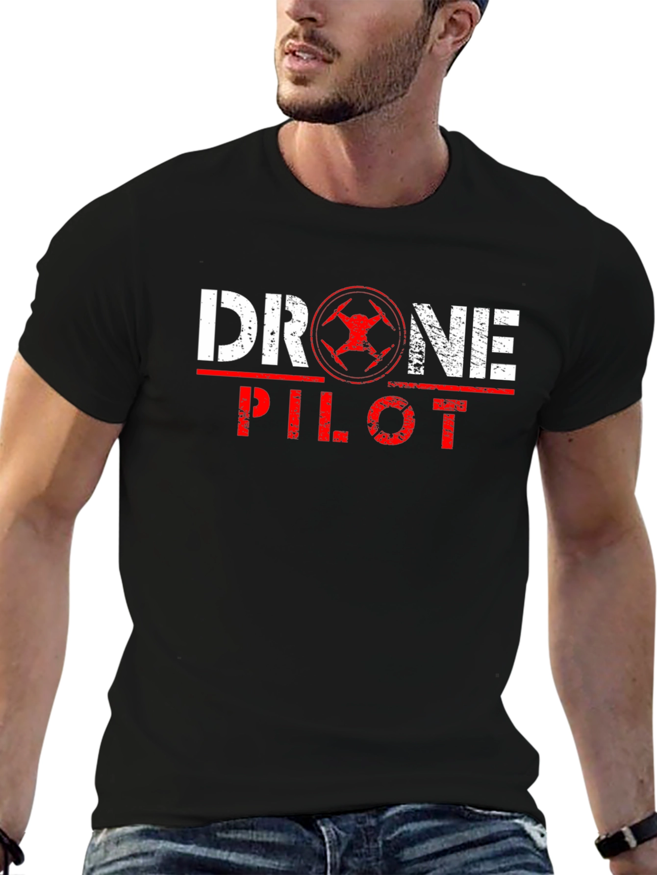 Drone Pilot Graphic T-Shirt - Aviation Enthusiast Tee