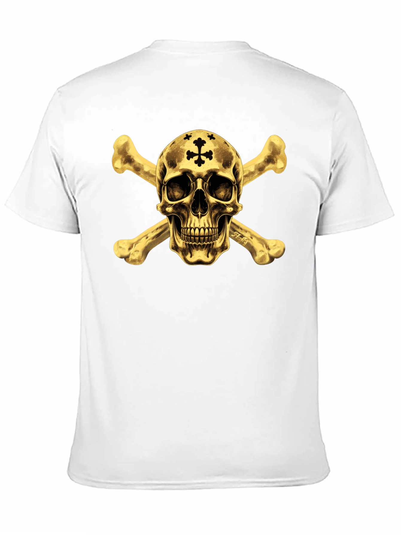 Skull & Crossbones Graphic Tee - Black