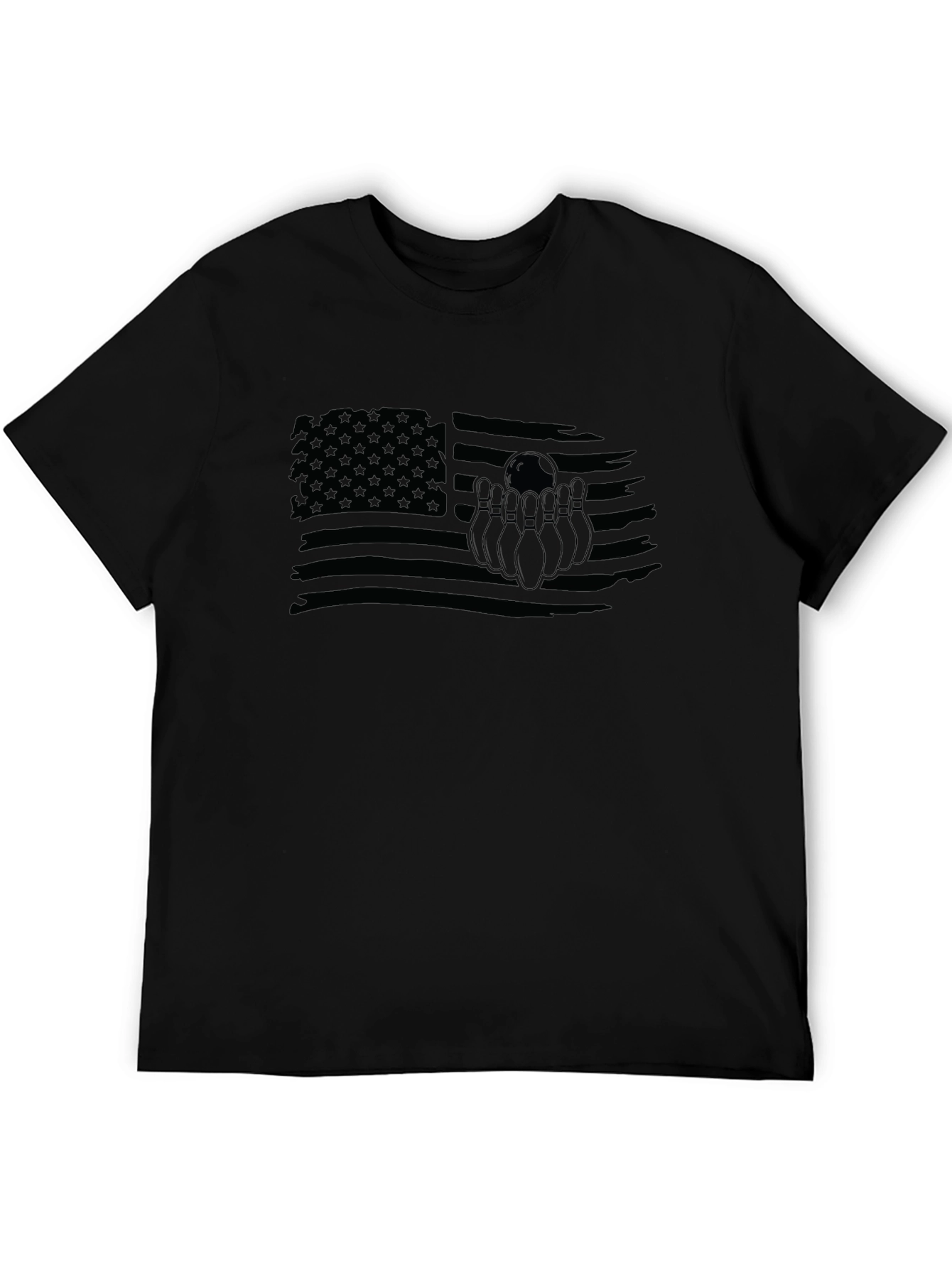 Bowling American Flag Graphic Tee