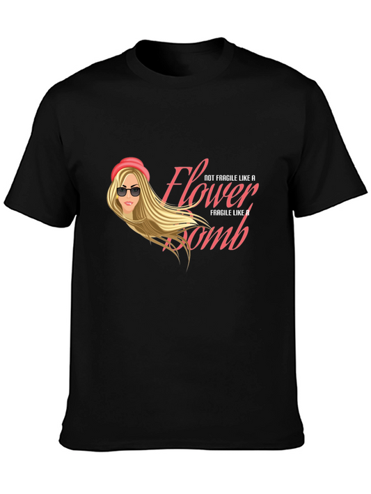 Flower Bomb Graphic Tee - Not Fragile T-Shirt