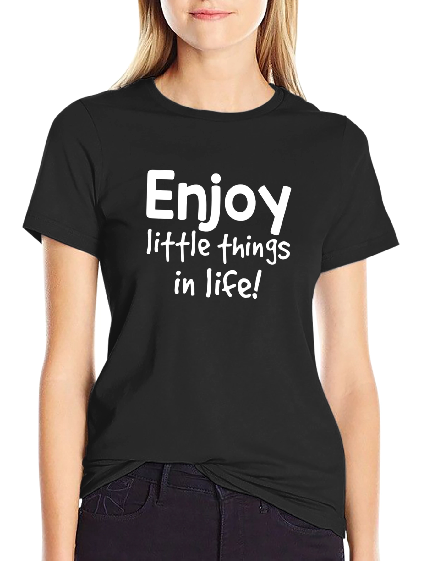 Enjoy Little Things in Life T-Shirt Black