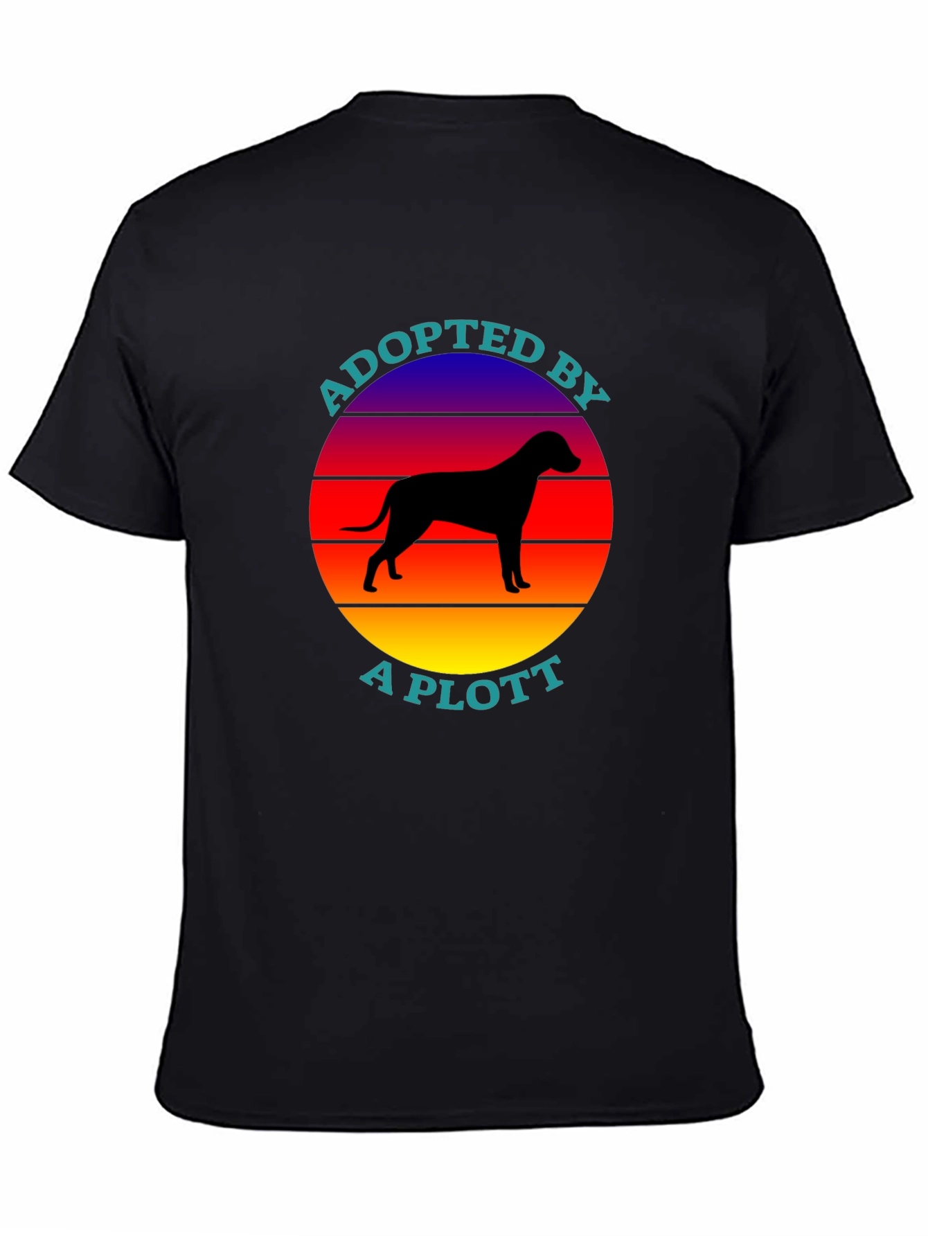 Adopted by a Plott T-Shirt - Dog Lover Tee