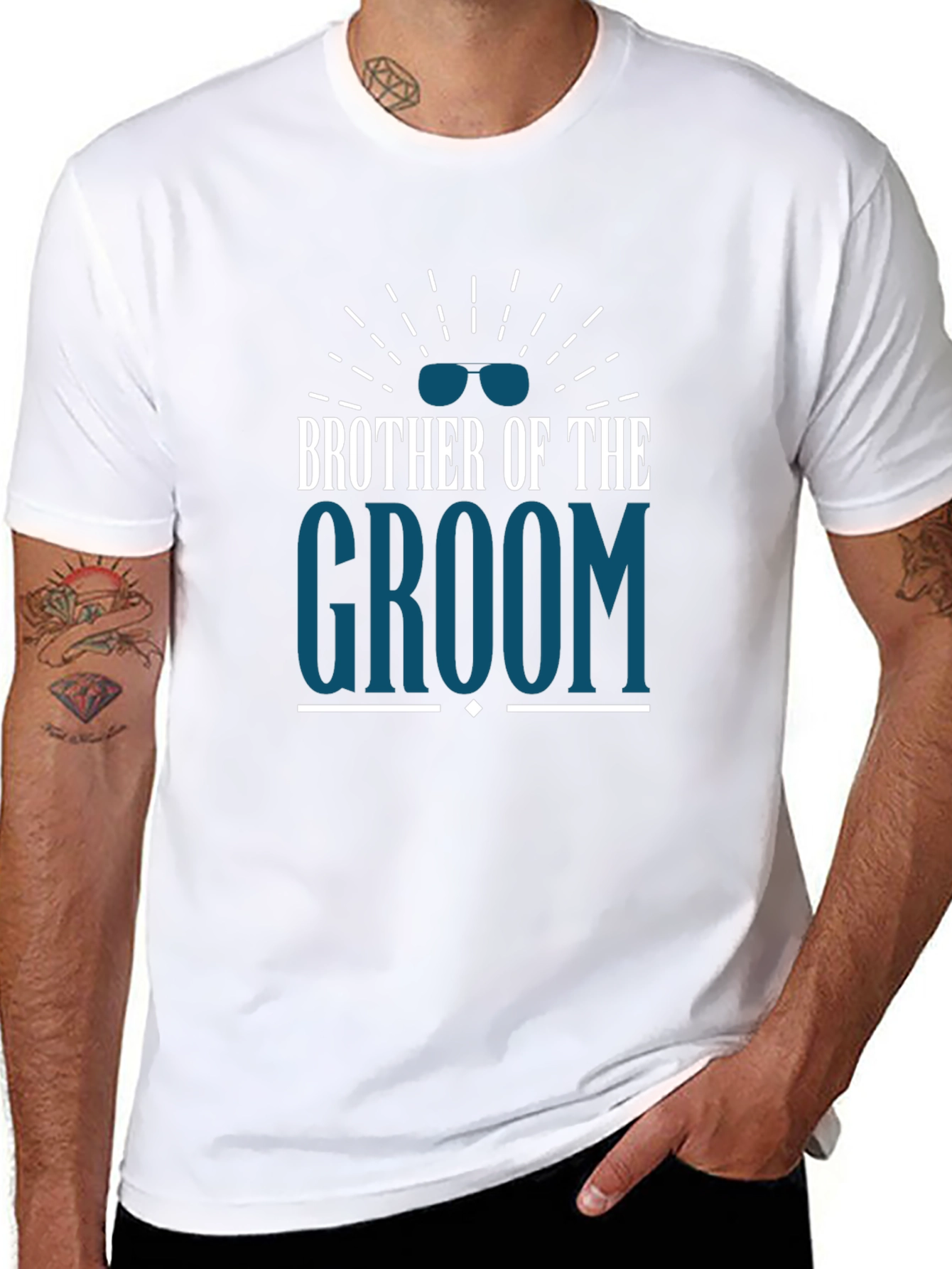 Brother of the Groom T-Shirt - Wedding Party Tee
