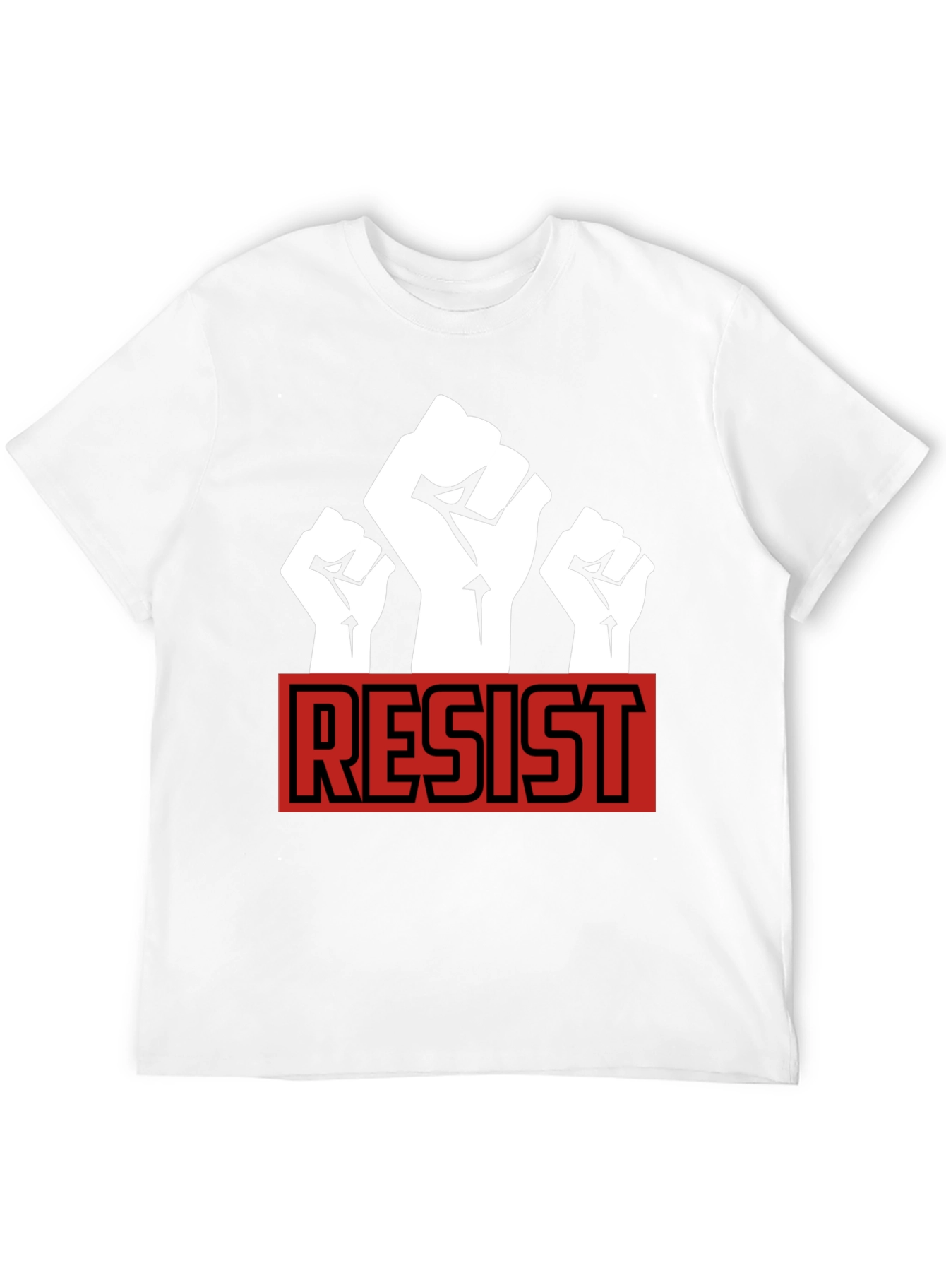 Resist Fist Graphic T-Shirt - Black