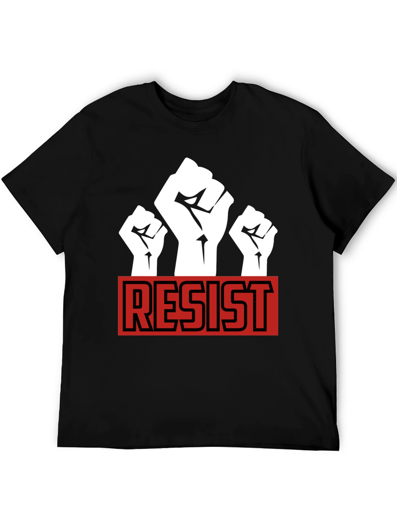 Resist Fist Graphic T-Shirt - Black