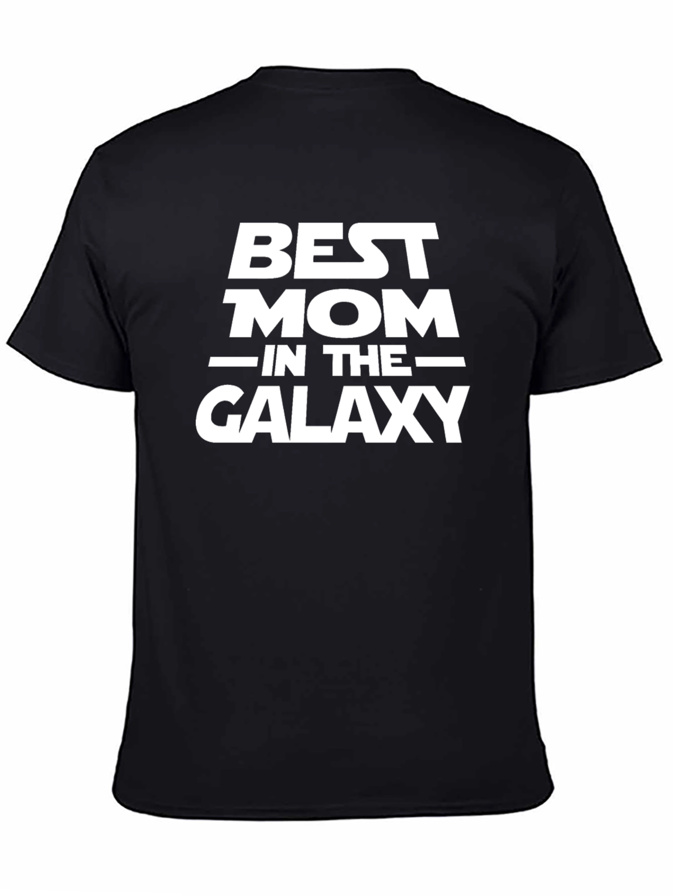 Best Mom in the Galaxy Black T-Shirt