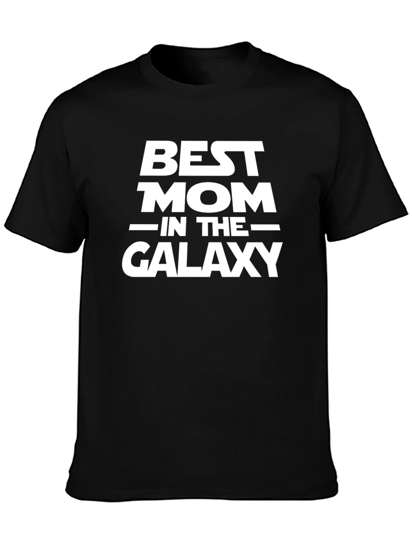 Best Mom in the Galaxy Black T-Shirt