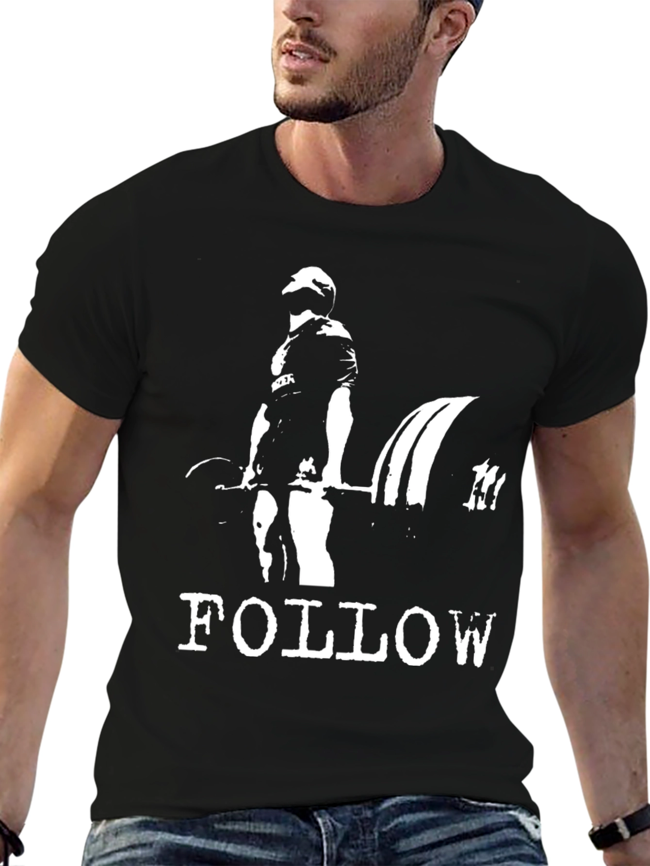 Follow Weightlifting T-Shirt - Black