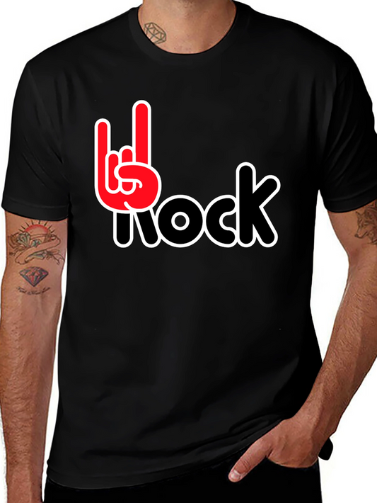 Rock On Black T-Shirt