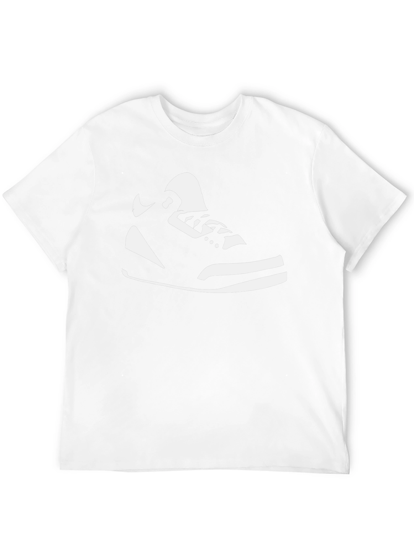Sneaker Graphic Tee - Black Casual T-Shirt