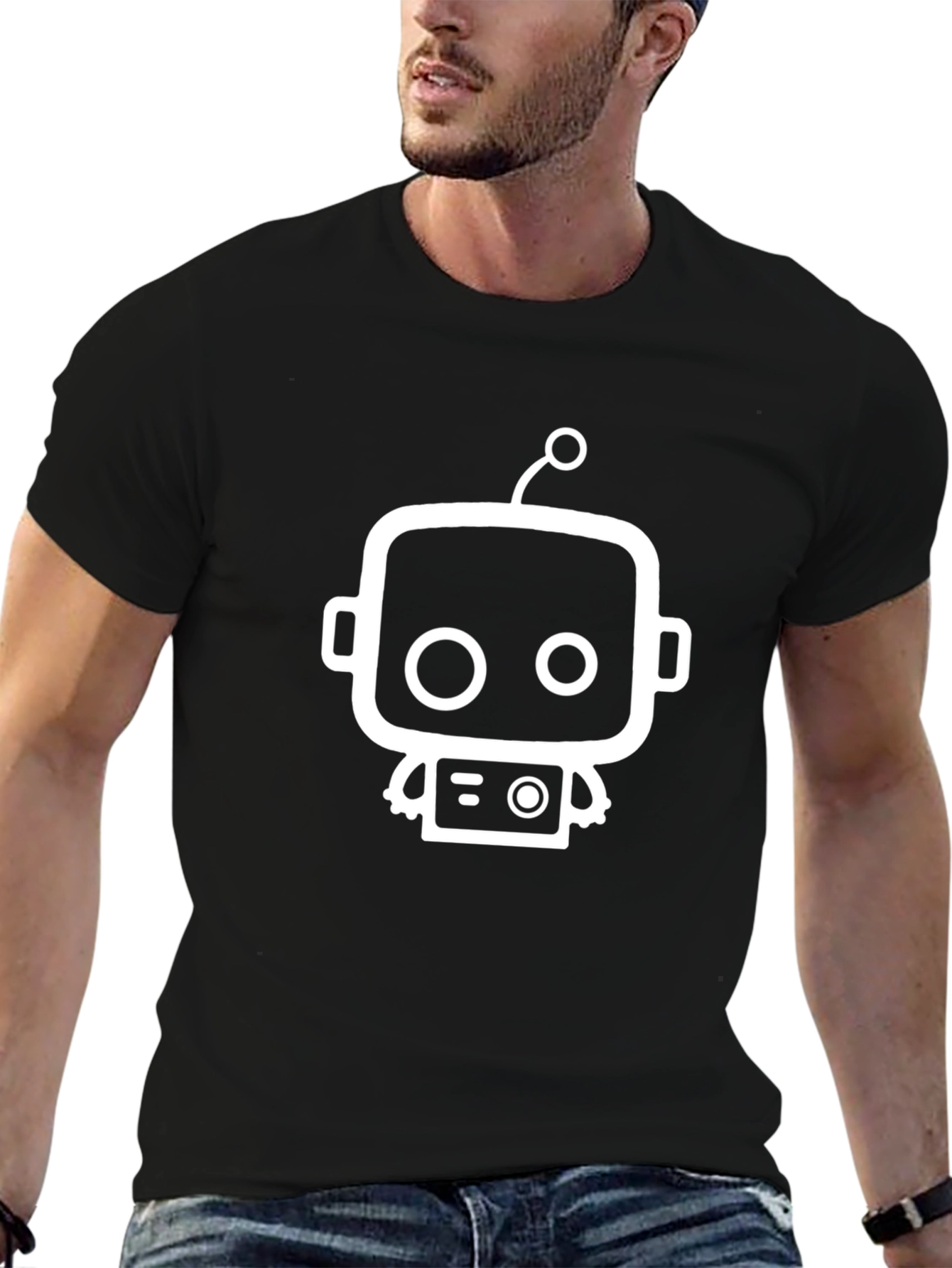Cool Robot Graphic T-Shirt
