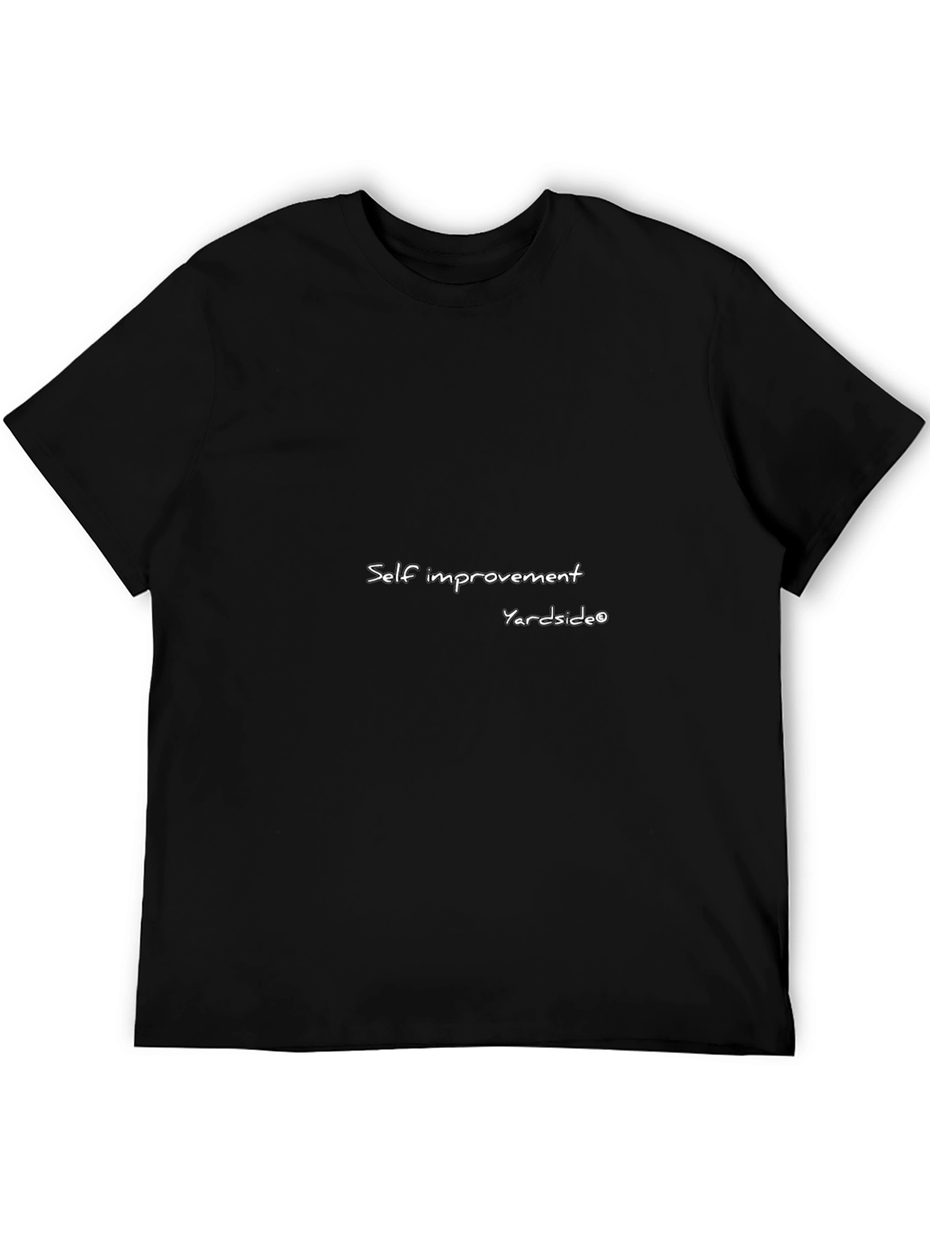 Self Improvement Yardside Black T-Shirt
