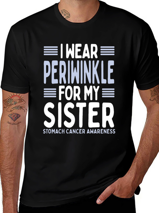 Periwinkle Sister Stomach Cancer Awareness T-Shirt