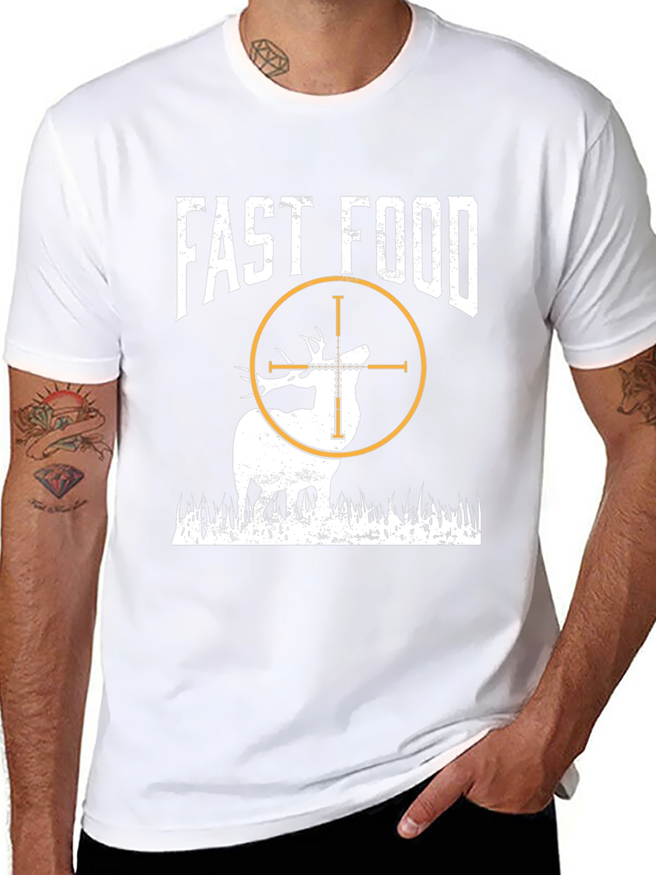 Fast Food Deer Hunting T-Shirt