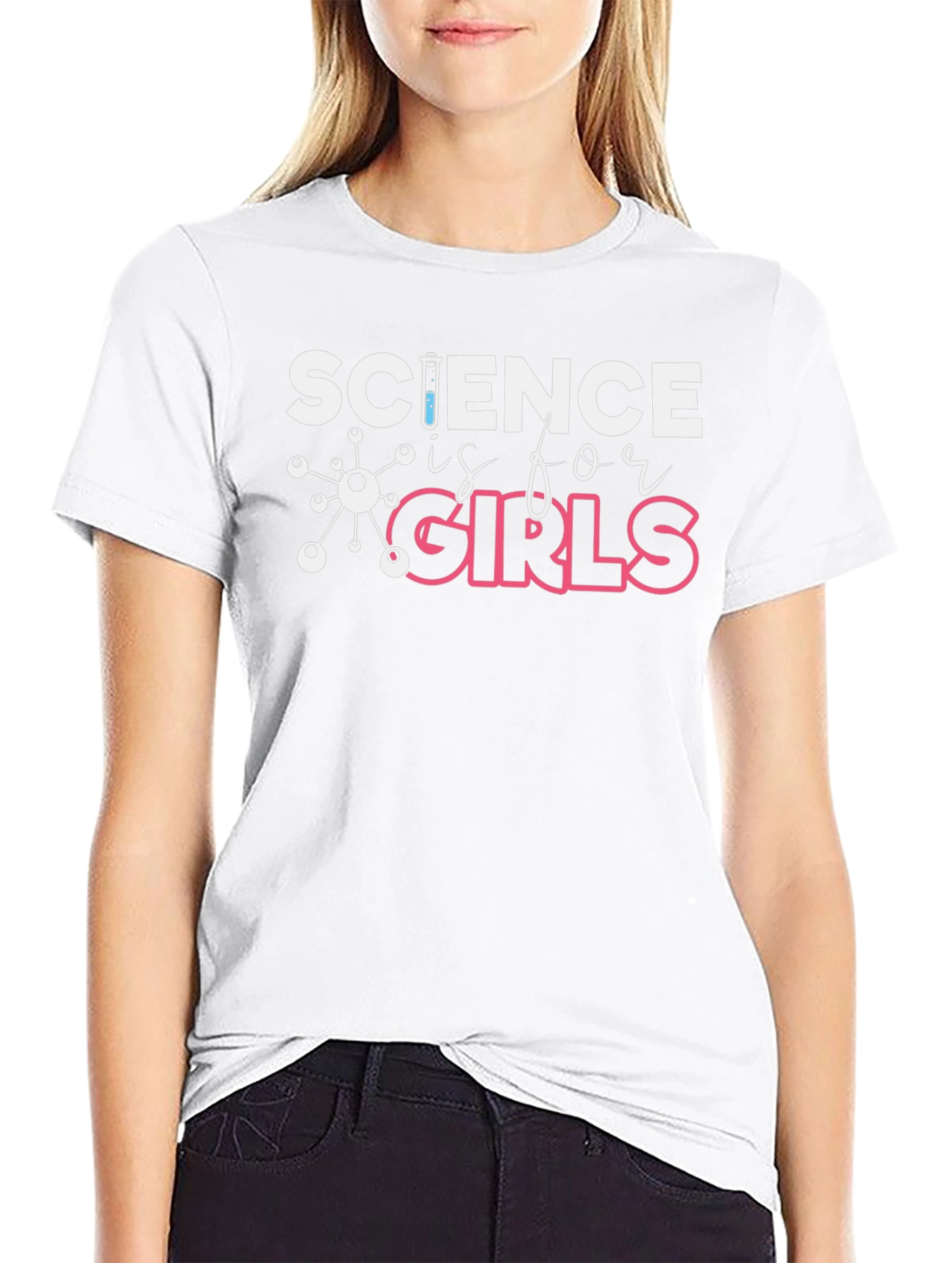 Science is for Girls Graphic Tee