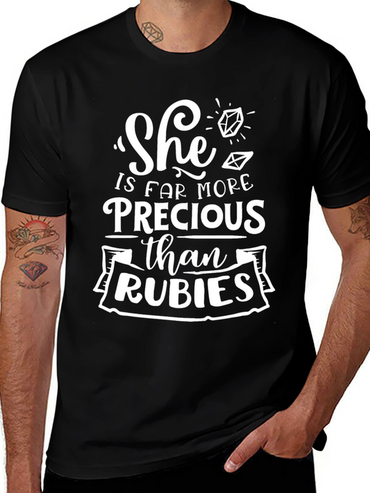 She is More Precious Than Rubies T-Shirt