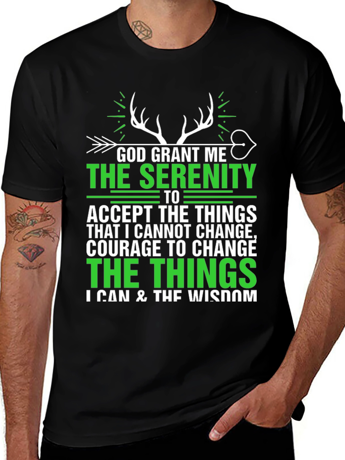 God Grant Me Serenity Graphic Tee