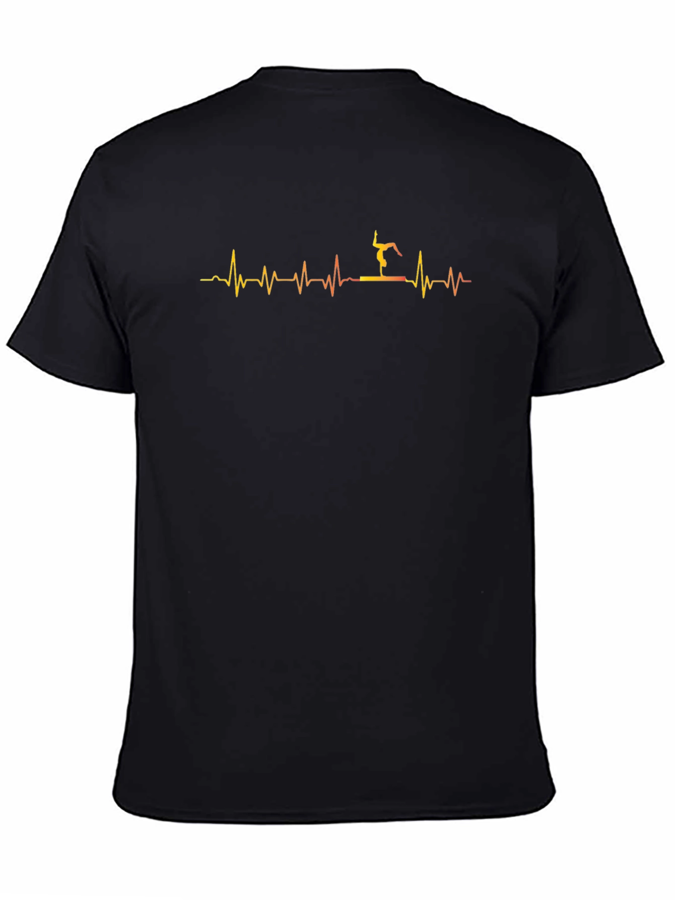 Gymnastics Heartbeat Black T-Shirt