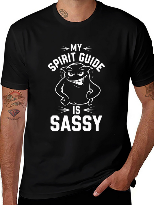 Sassy Spirit Guide Graphic Tee - Black T-Shirt