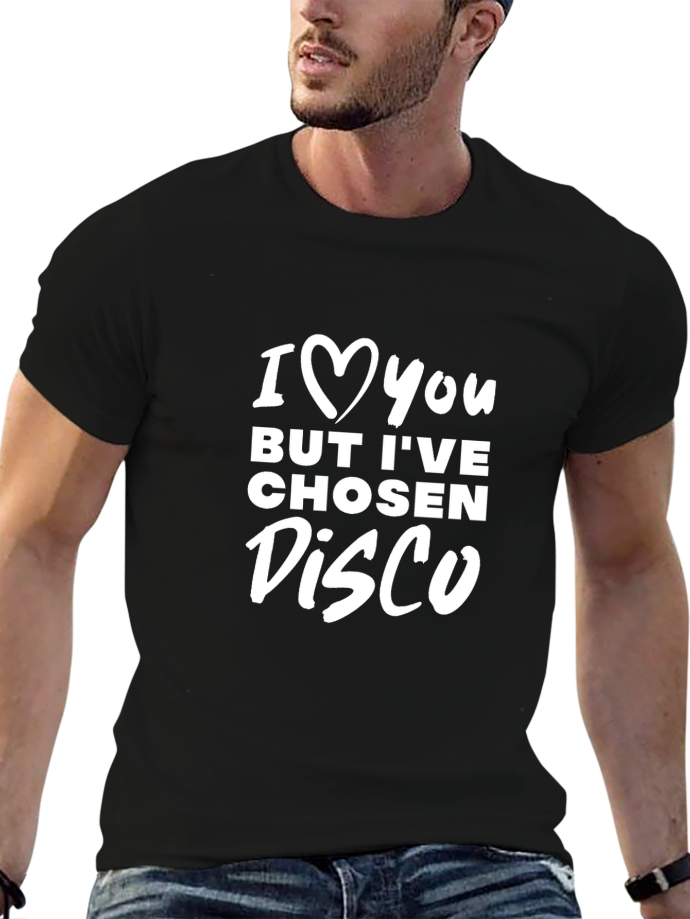 I Love You But Disco Mens T-Shirt
