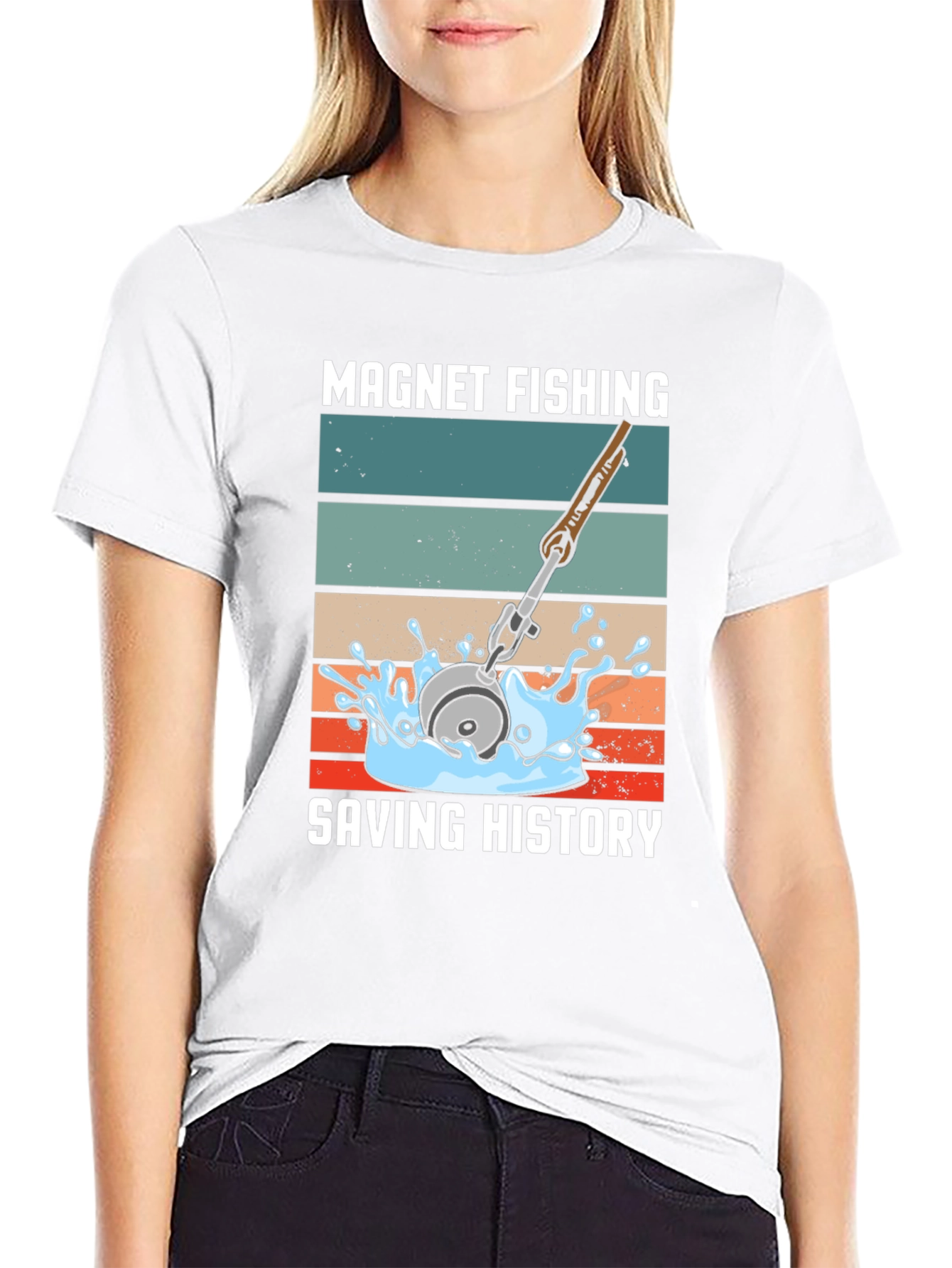 Magnet Fishing Saving History T-Shirt