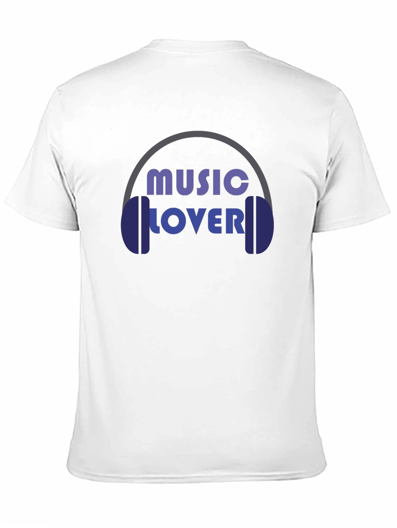 Music Lover Graphic T-Shirt - Black Cotton Tee