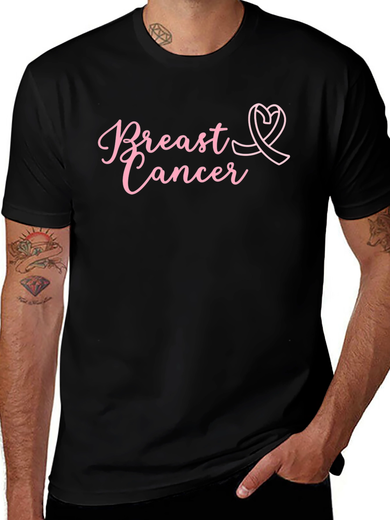 Breast Cancer Awareness Ribbon T-Shirt