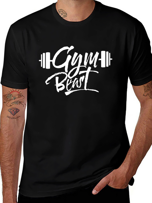 Gym Beast Black T-Shirt - Fitness Apparel
