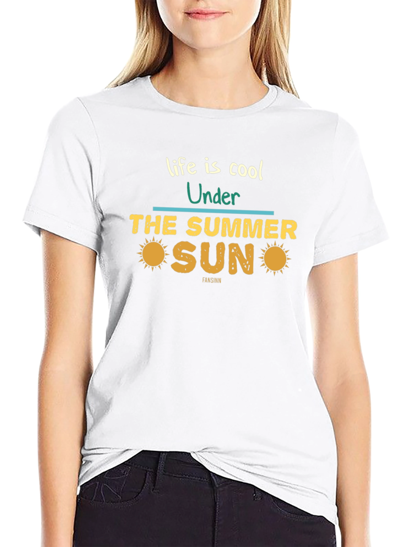 Life is Cool Summer Sun Graphic Tee