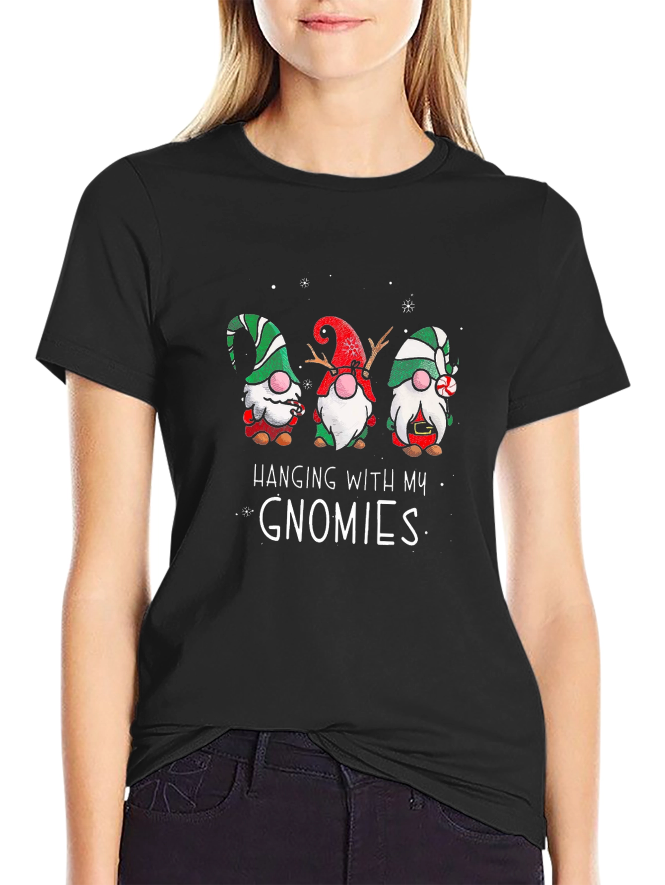 Hanging With My Gnomies Holiday T-Shirt