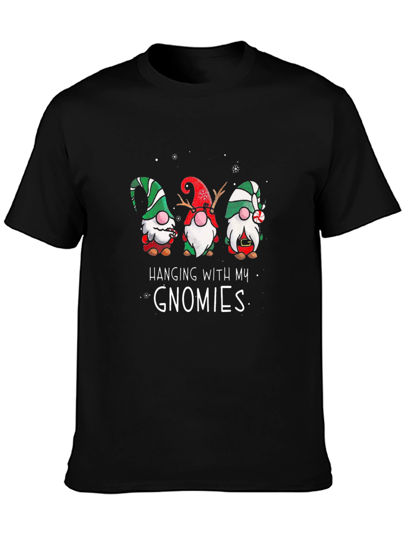 Hanging With My Gnomies Holiday T-Shirt