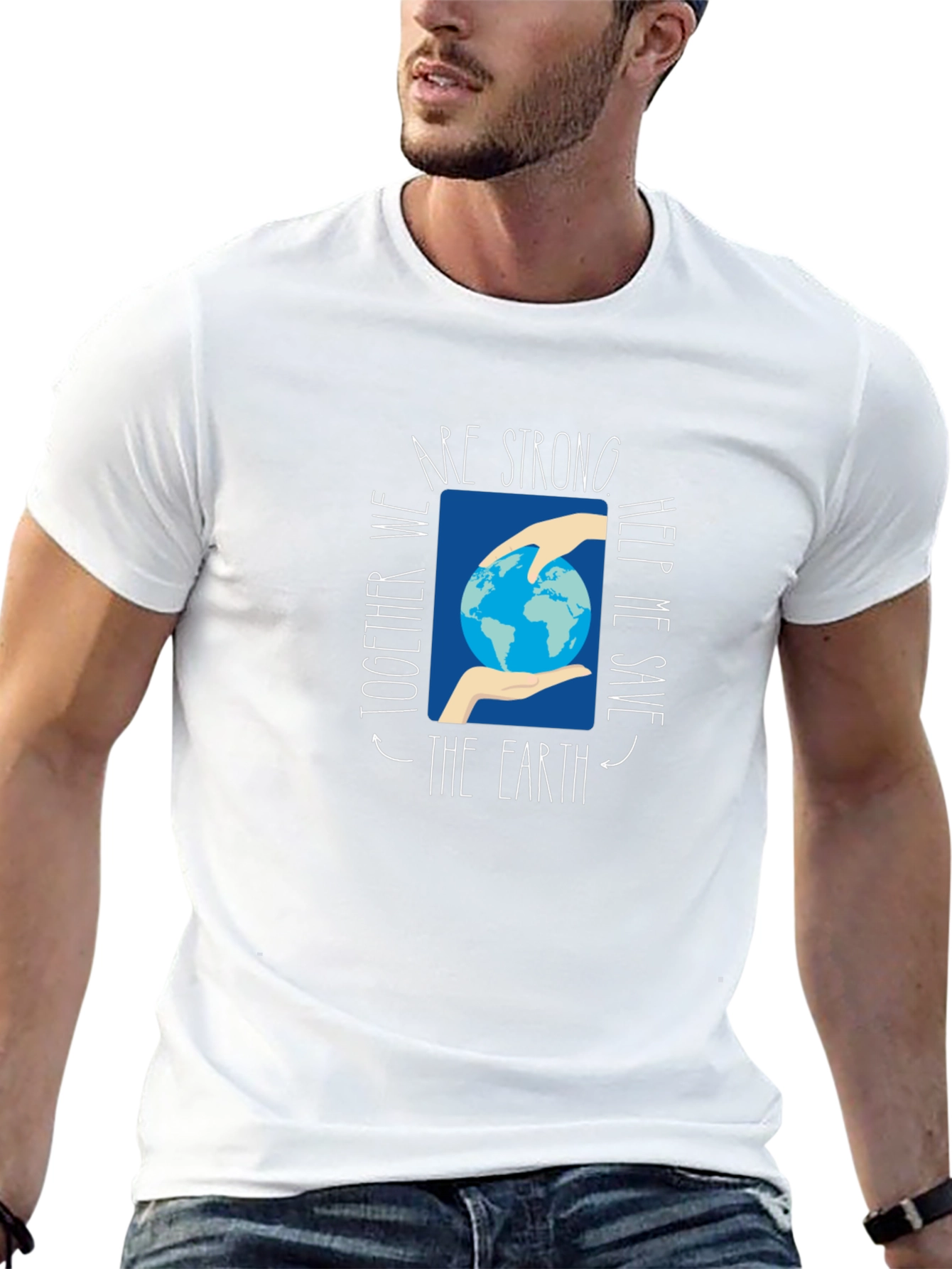 Save the Earth Graphic Tee - Black