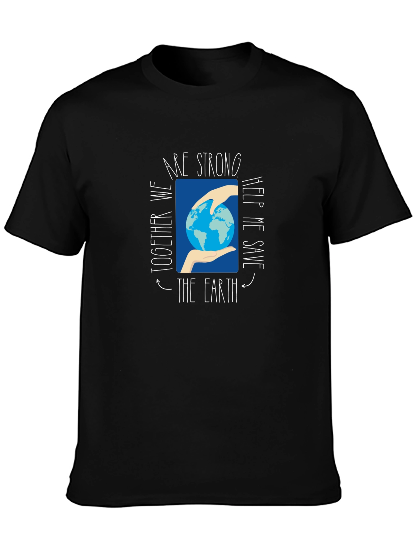Save the Earth Graphic Tee - Black