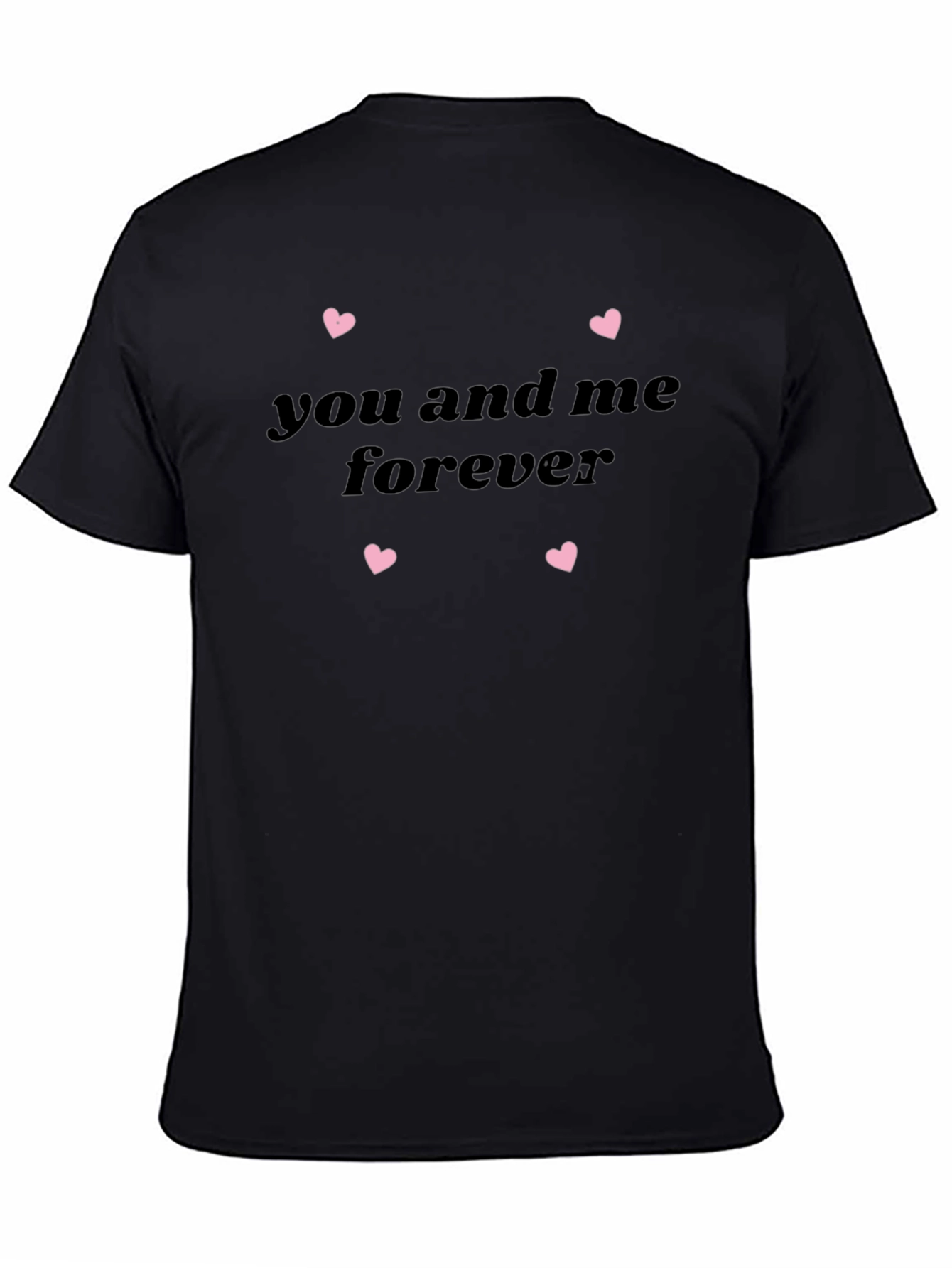You And Me Forever Heart Print Tee