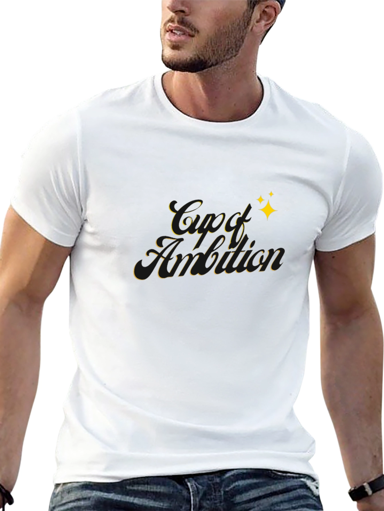 Cup of Ambition Black Graphic Tee
