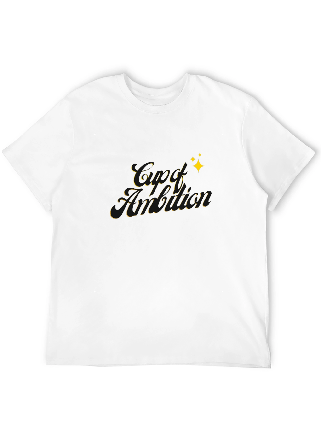 Cup of Ambition Black Graphic Tee