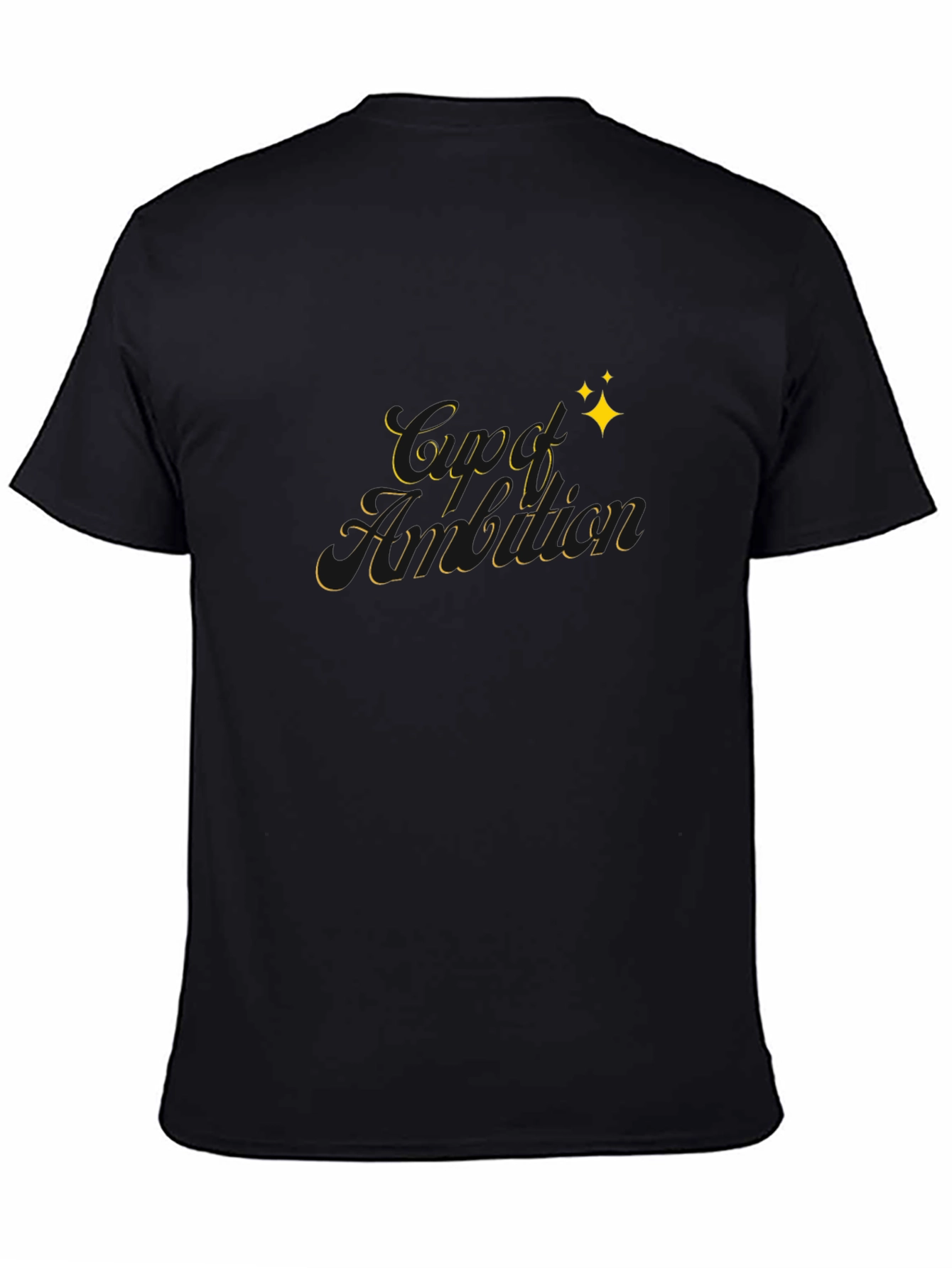 Cup of Ambition Black Graphic Tee