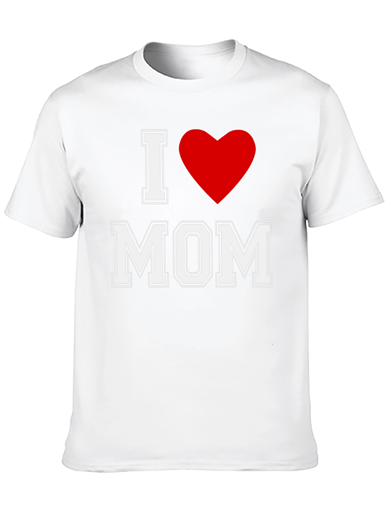 I Heart Mom Black T-Shirt - Mothers Day Gift
