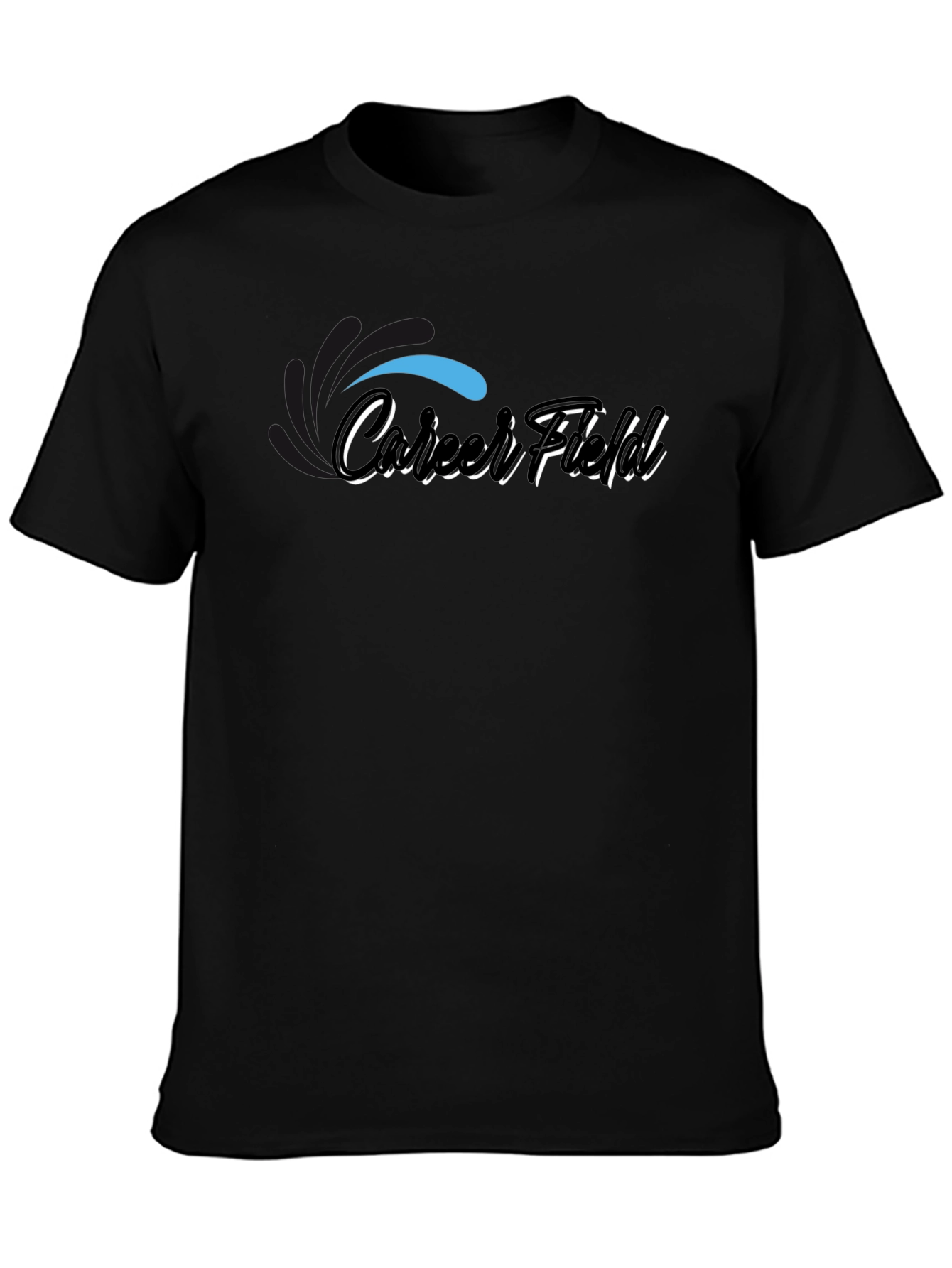 Career Field Black Tee - Stylish & Comfy