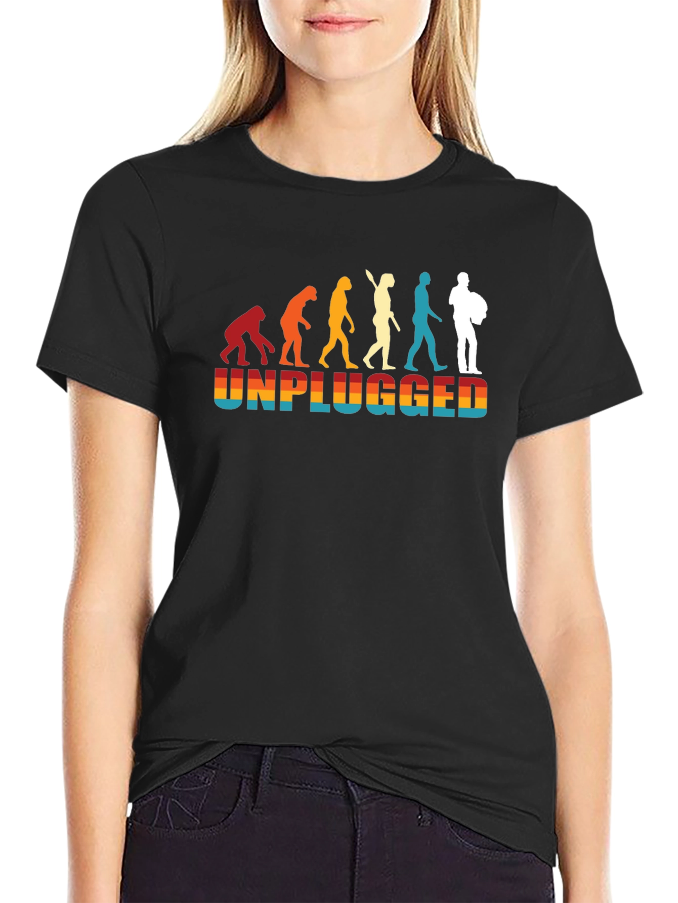 Unplugged Evolution T-Shirt - Retro Style