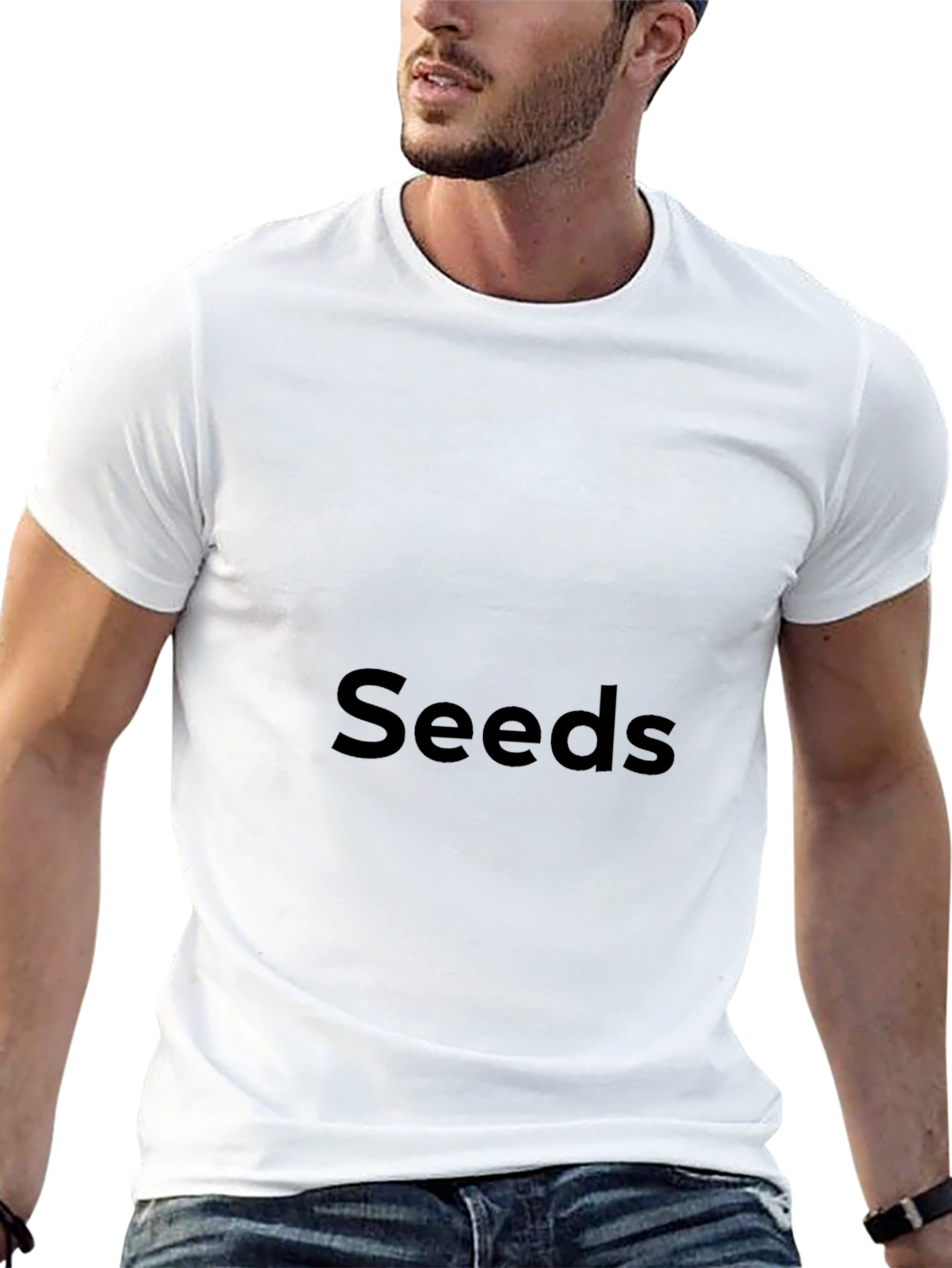 Mens Black Seeds Graphic Tee