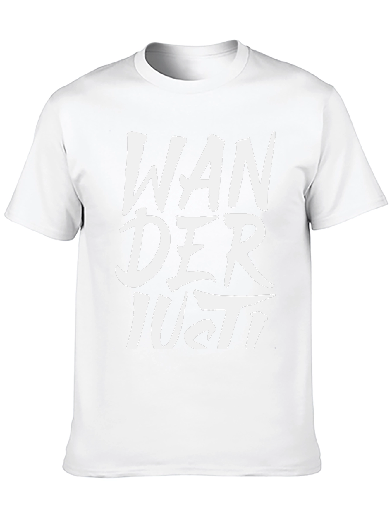 Wanderlust Graphic Tee - Black Cotton T-Shirt